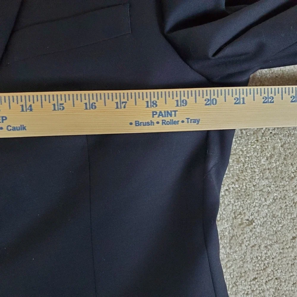 Lauren Ralph Lauren Suit Coat Sports Jacket Black 40‎ Regular Wool Blend